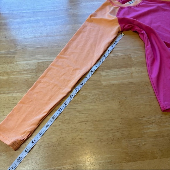 Columbia Girls Omni-Shade Long Sleeve Pink And Orange M Medium 10/12 NWT - Picture 5 of 12